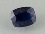 Bangkok Blue Sapphire (Neelam) 12.86 Carat (14.13 Ratti) top view, natural blue octagon mix cut gemstone