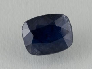 Bangkok Blue Sapphire (Neelam) 12.86 Carat (14.13 Ratti) top view, natural blue octagon mix cut gemstone