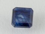 Bangkok Blue Sapphire (Neelam) 5.35 Carat natural certified square cut loose gemstone