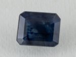 Bangkok Blue Sapphire (Neelam) 6.22 Carat natural certified octagon cut loose gemstone