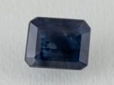 Bangkok Blue Sapphire (Neelam) 6.22 Carat natural certified octagon cut loose gemstone