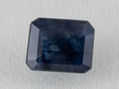 Bangkok Blue Sapphire (Neelam) 6.22 Carat natural certified octagon cut loose gemstone