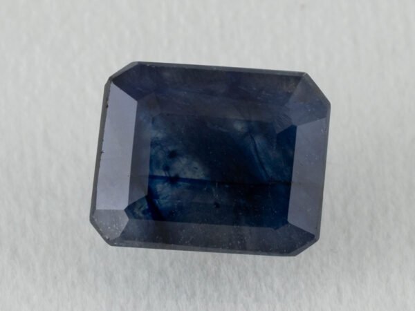 Bangkok Blue Sapphire (Neelam) 6.22 Carat natural certified octagon cut loose gemstone