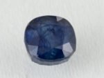 Bangkok Blue Sapphire 7 Carat side profile showing 6.3mm depth and crown height