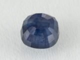 Bangkok Blue Sapphire Neelam 7 Carat back view pavilion facets visible
