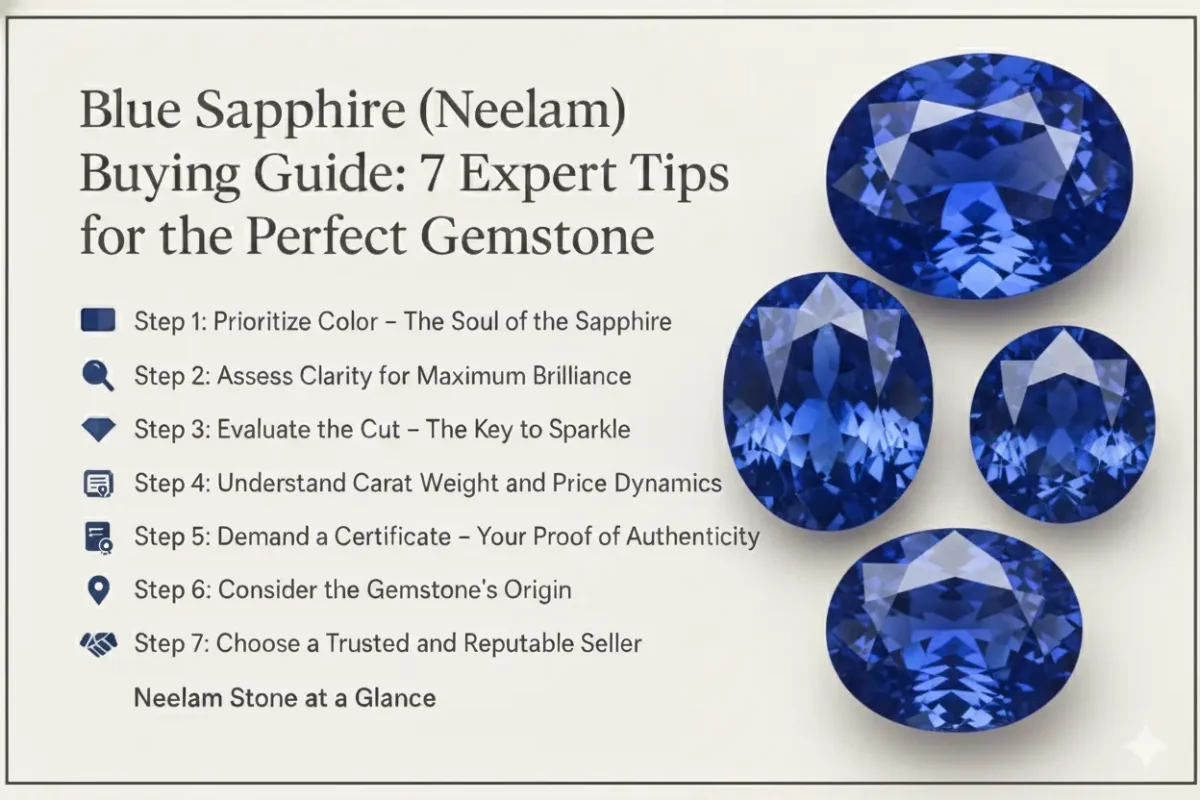 Royal-blue sapphire with vivid saturation and excellent cut