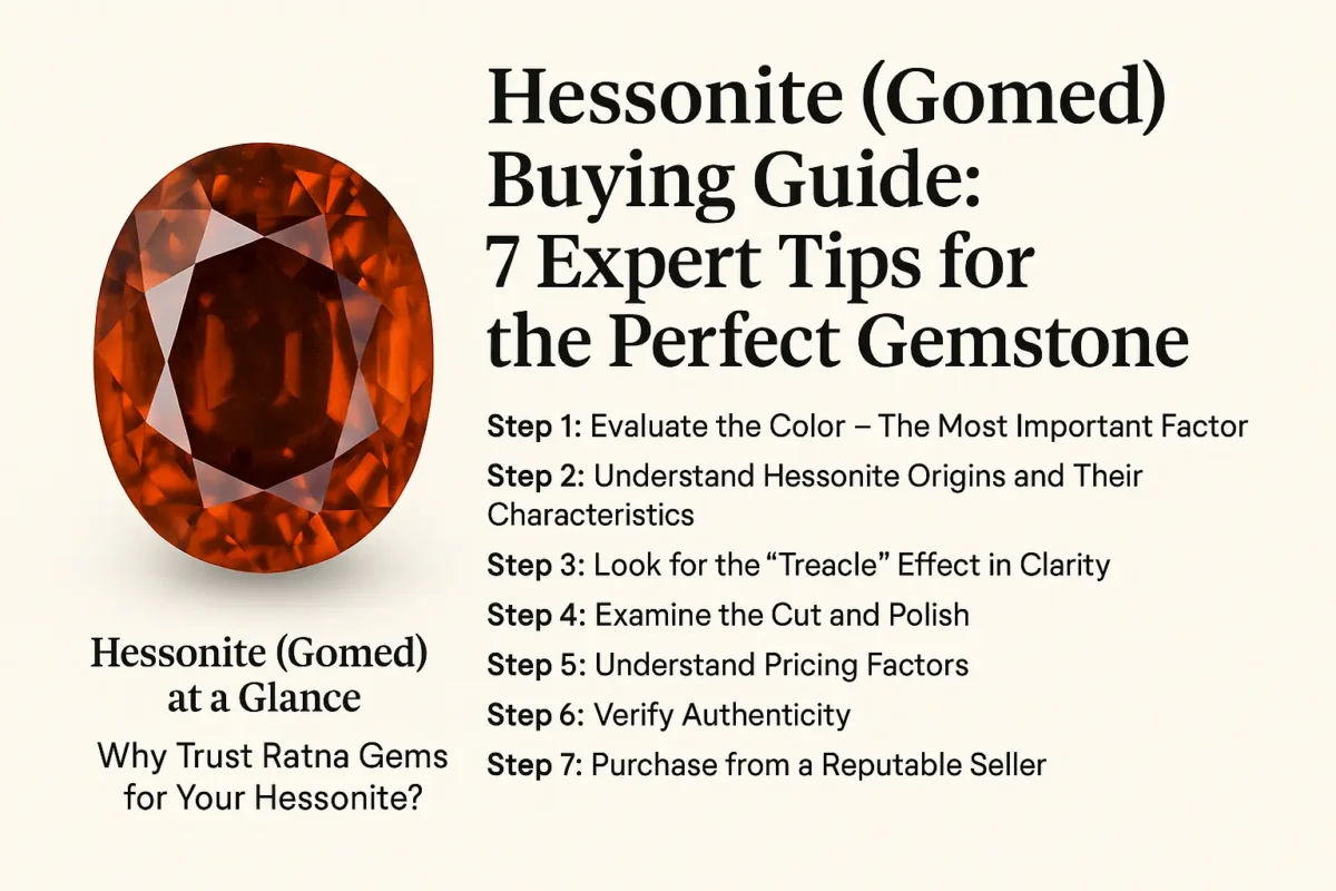 Hessonite (Gomed) Buying Guide: 7 Expert Tips for the Best Purchase 5 Honey-orange hessonite garnet with characteristic treacle inclusions