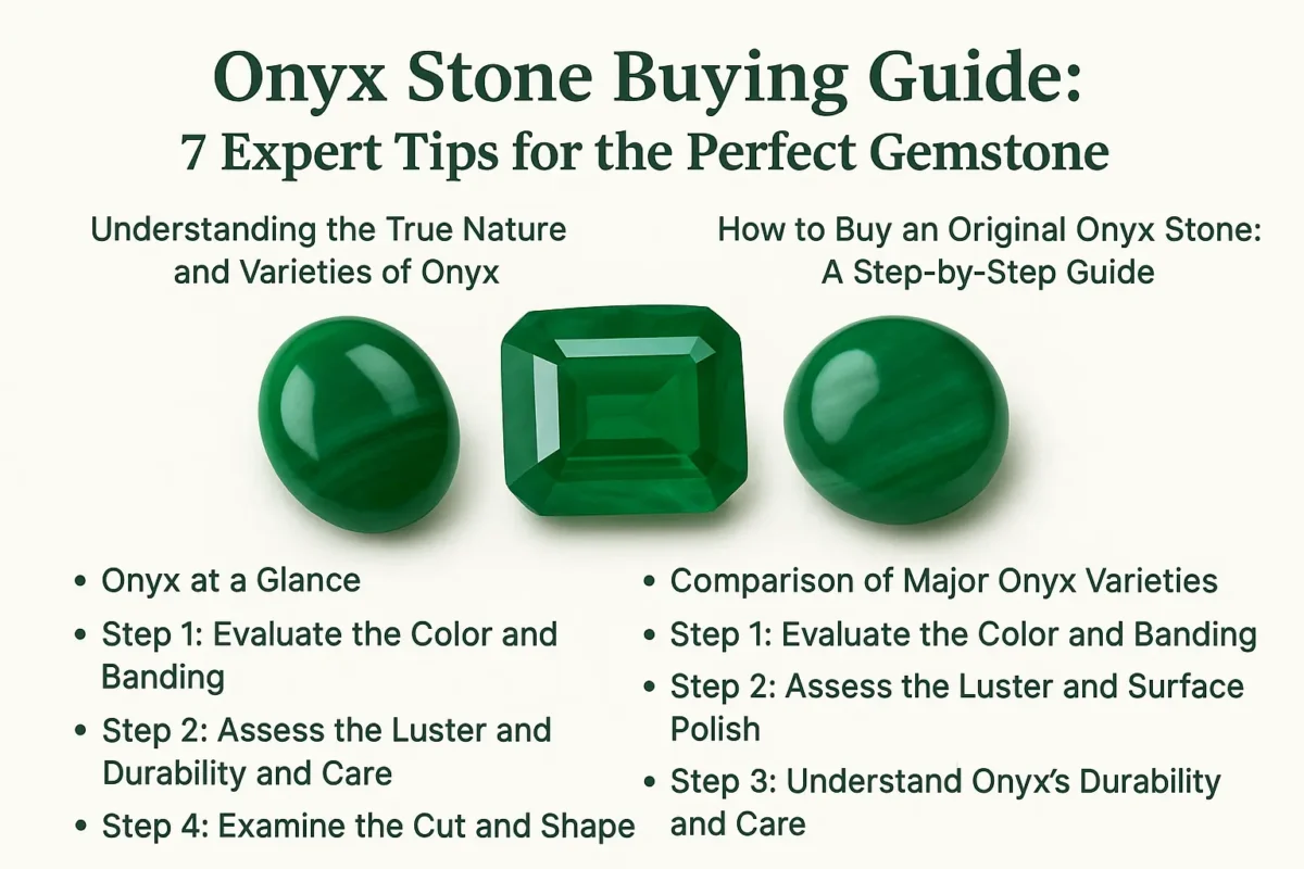 Polished black onyx cabochon with mirror-like surface.