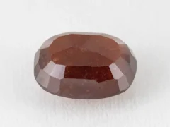 Natural Gomed 11.6 Carat back view showing pavilion facets.