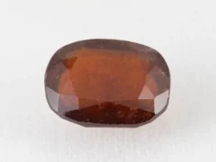 African Gomed Stone 11.6 Carat natural Hessonite with brown colour, oval cut.