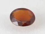 African Gomed Stone 5.1 Carat natural Hessonite with brown colour, oval cut.