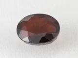 African Gomed Stone (Hessonite) 5.61 Carat natural certified oval cut loose gemstone