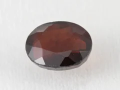 African Gomed Stone (Hessonite) 5.61 Carat natural certified oval cut loose gemstone