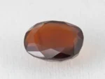 African Gomed Stone 5.8 Carat natural Hessonite with brown colour, oval cut.
