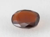 African Gomed Stone 5.8 Carat natural Hessonite with brown colour, oval cut.