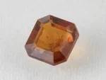 African Gomed Stone 5.83 Carat natural Hessonite with brown colour, octagon cut.