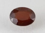 African Gomed Stone (Hessonite) 6 Carat natural certified oval cut loose gemstone
