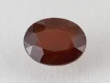 African Gomed Stone (Hessonite) 6 Carat natural certified oval cut loose gemstone