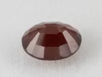 African Gomed Hessonite 6 Carat back view showing pavilion facets