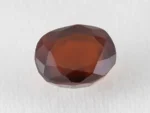 African Gomed Stone 6.7 Carat natural Hessonite with brown colour, oval cut.