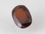 African Gomed Stone 7.45 Carat natural Hessonite with brown colour, oval cut.