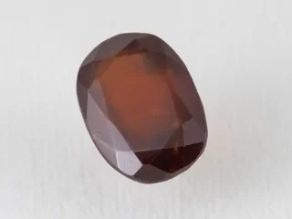 African Gomed Stone 7.45 Carat natural Hessonite with brown colour, oval cut.
