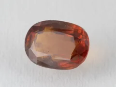 African Gomed Stone 8.4 Carat natural Hessonite with brown colour, oval cut.