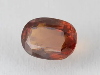 African Gomed Stone 8.4 Carat natural Hessonite with brown colour, oval cut.