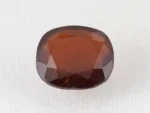 African Gomed Hessonite 8.7 Carat natural stone with brown colour, oval cut.