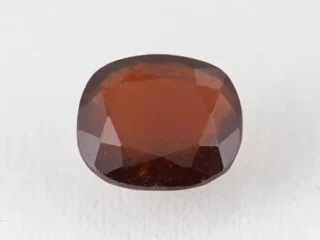African Gomed Hessonite 8.7 Carat natural stone with brown colour, oval cut.