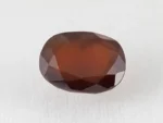 African Gomed Stone 8.75 Carat natural Hessonite with brown colour, oval cut.