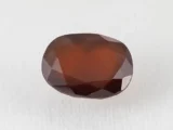 African Gomed Stone 8.75 Carat natural Hessonite with brown colour, oval cut.