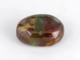 Bloodstone 6.44 Carat Natural Certified Oval Cabochon Pitoniya Stone