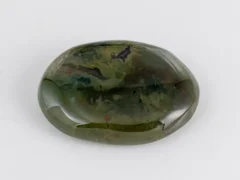 Bloodstone 6.44 Carat Natural Certified Oval Cabochon Pitoniya Stone
