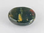 Certified Pitoniya Bloodstone 8.71 Ratti Back Surface Flat Base View