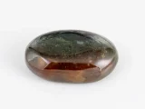 Bloodstone 8.44 Carat Natural Certified Oval Cabochon Pitoniya Stone