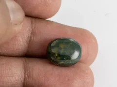 Original Bloodstone 9.40 Carat 14.5x12mm Actual Size Reference