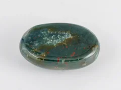 Certified Pitoniya Bloodstone 10.70 Ratti Back Surface Flat Base View