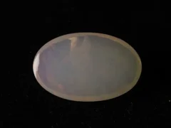 Ethiopian Fire Opal 7.94 Carat back view showing natural clarity and polish
