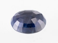 African blue sapphire 9.99 carat oval back pavilion Neelam