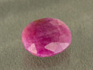 Natural African Ruby Manik 11.55 Carat main view red oval gemstone