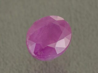Natural African Ruby Manik 3.62 Carat main view red oval gemstone