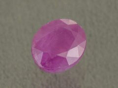 Natural African Ruby Manik 3.62 Carat main view red oval gemstone