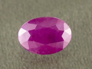 Natural African Ruby Manik 3.70 Carat main view red oval gemstone
