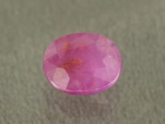 Natural African Ruby Manik 3.75 Carat main view red oval gemstone
