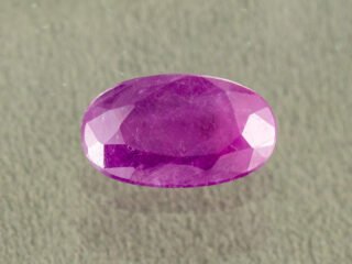 Natural African Ruby Manik 4.43 Carat main view red oval gemstone