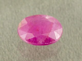 Natural African Ruby Manik 4.56 Carat main view red oval gemstone