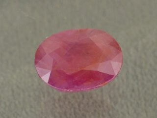 Natural African Ruby Manik 4.74 Carat main view red oval gemstone