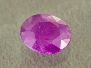 Natural African Ruby Manik 5.30 Carat main view red oval gemstone