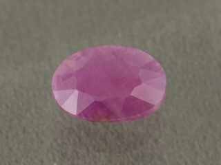 Natural African Ruby Manik 5.95 Carat main view red oval gemstone